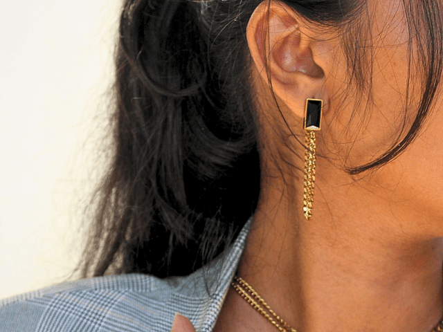 Boucles d&#039;oreilles GlowPrestige Noir (édition limitée)